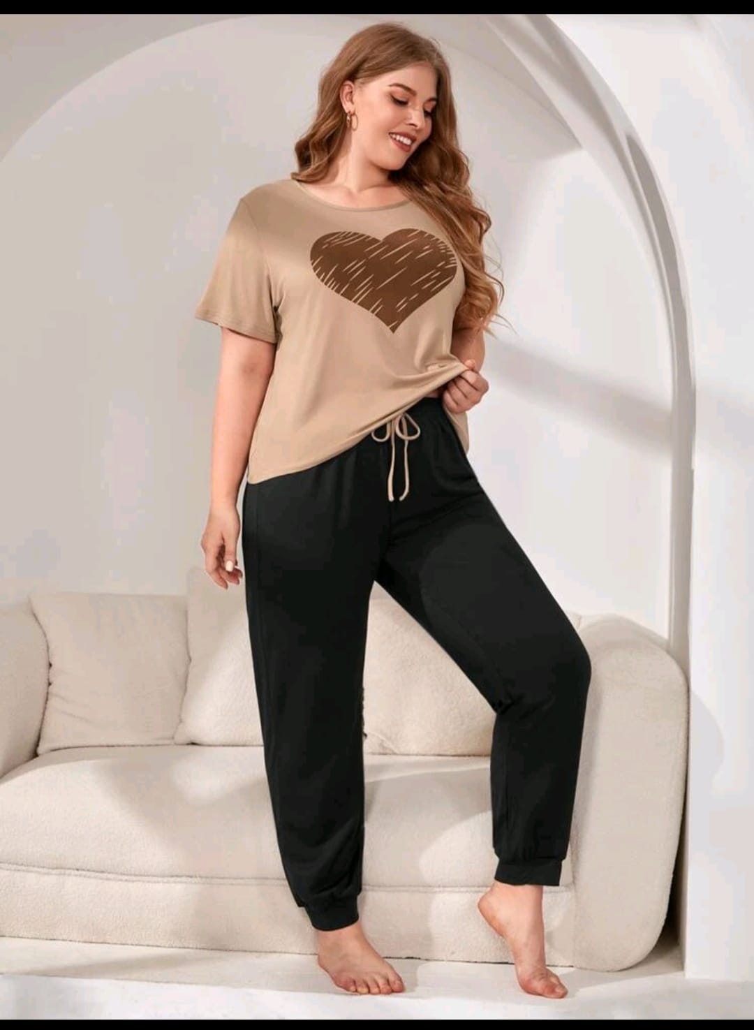 Caramel Heart Nightwear