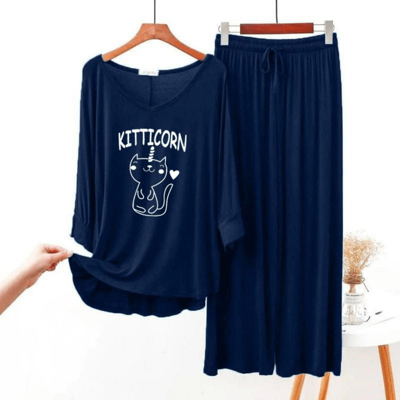 NAVY BLUE KITTICORN Flapper Style ( Full Sleeve)