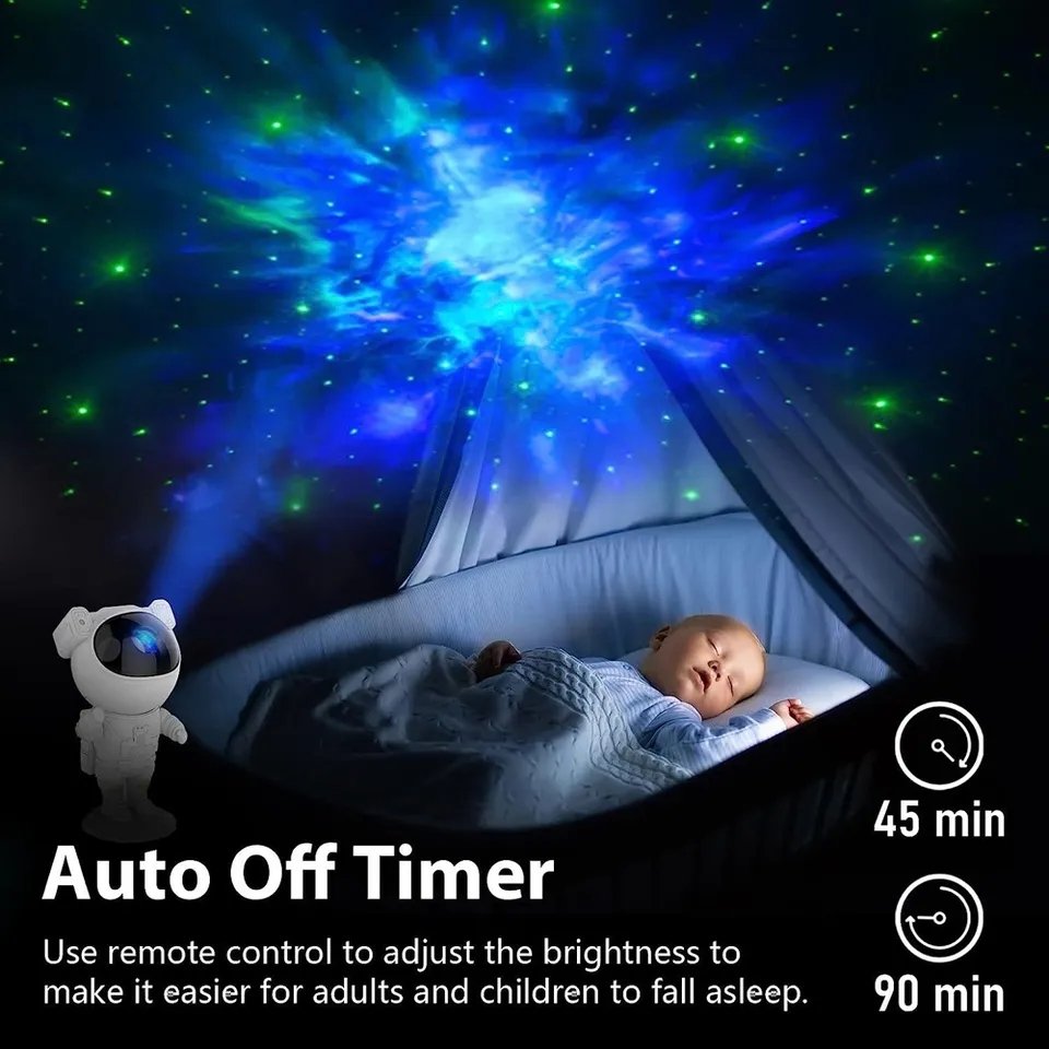 Astronaut Star Projector – Bluetooth Speaker & Night Sky Lamp