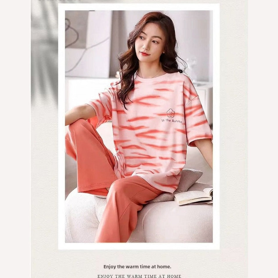 In the autume night suit in premium fabric cotton jarsy