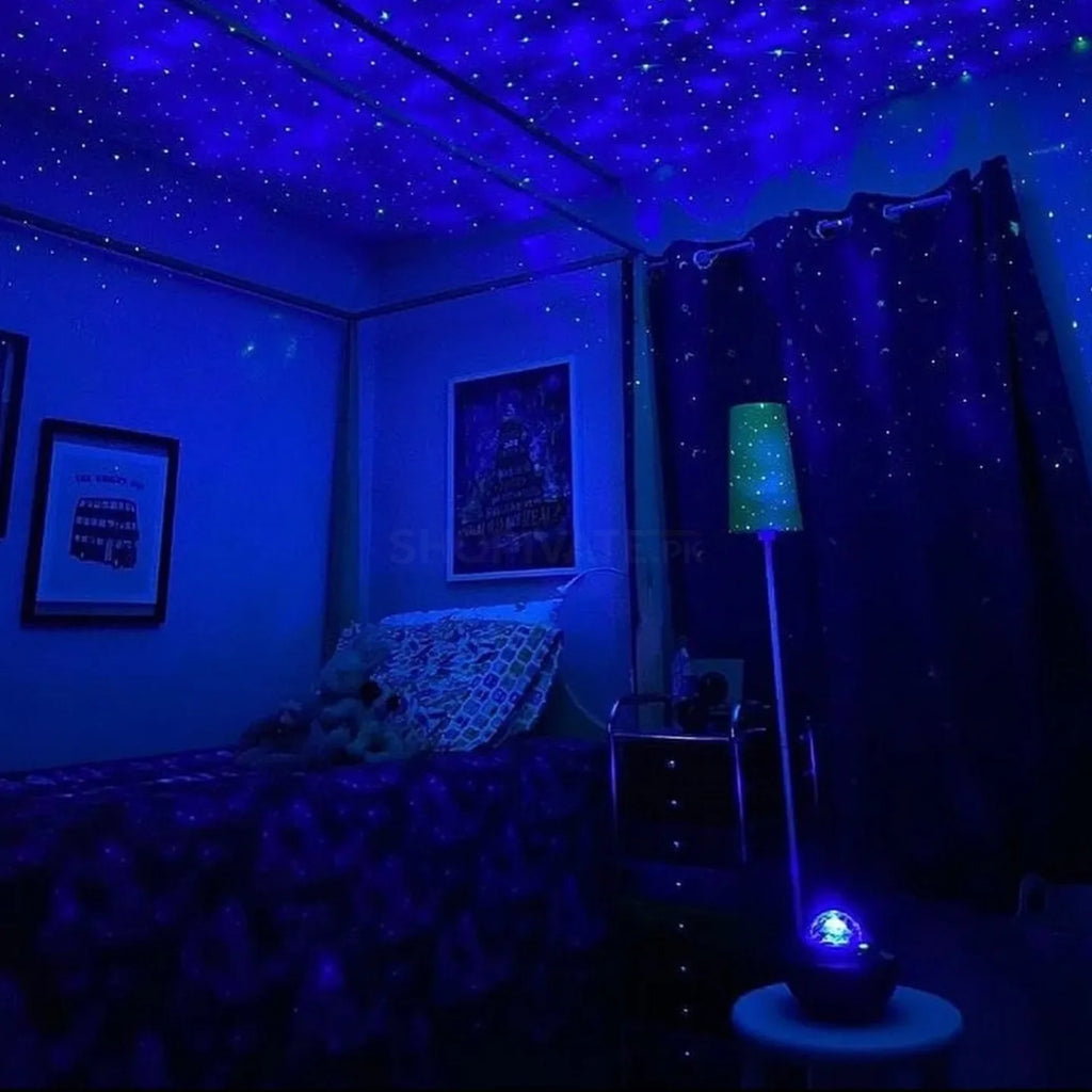 Galaxy Projector Light – Starry Sky with Bluetooth Music