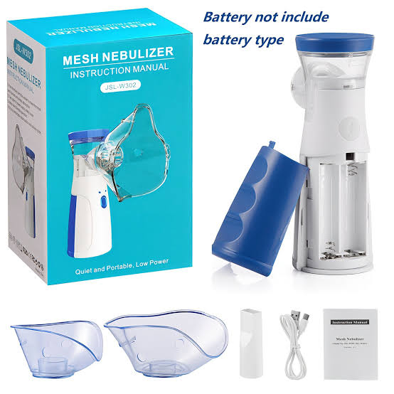 Portable Mesh Nebulizer – Handheld Inhaler for Adults & Kids