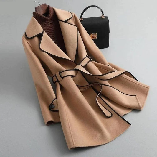 Winter Fleece Long Coat - Brown (AK)