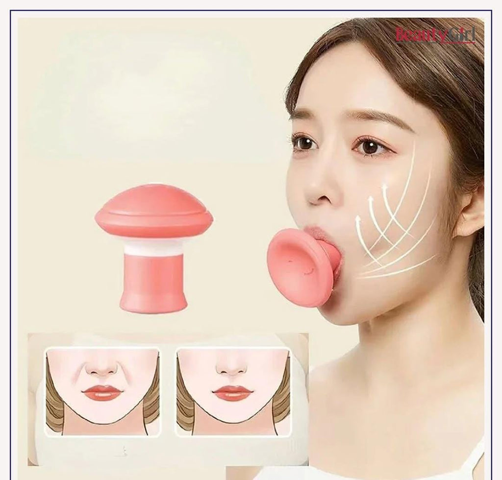 (Pack of 2) Silicone Fragrance Free V Line Chin Shaper Face Lift Tightening Tool and Muscle Trainer Slimming Device for Men and Women