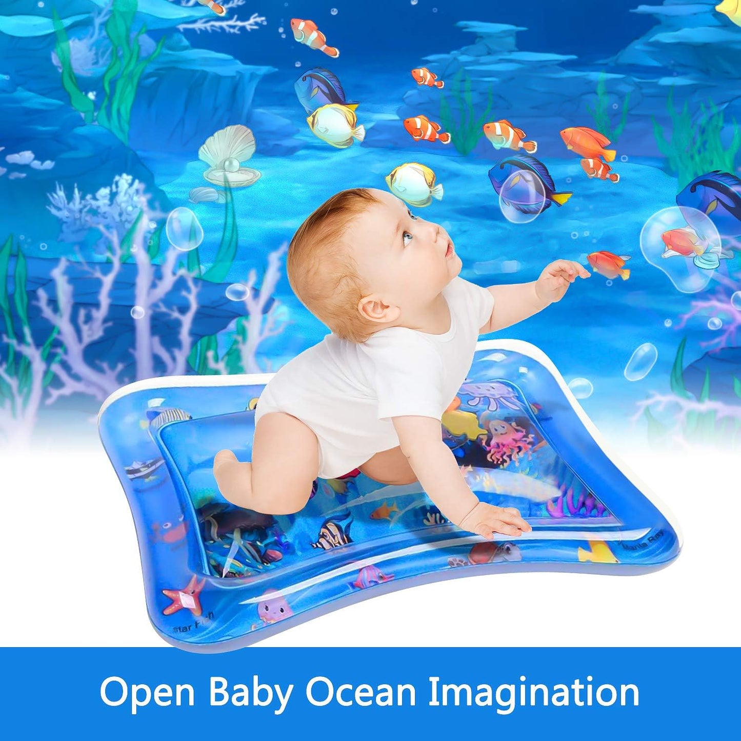 Baby Water Pad Water Play Mat for Infants Toddlers Early Development