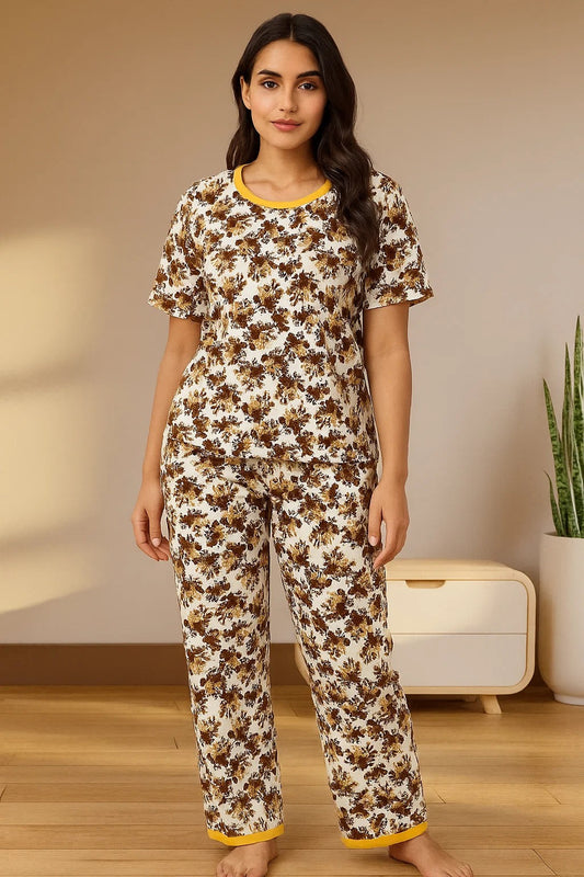 AUTUMN WHISPER PRINTED SHIRT AND TROUSER
