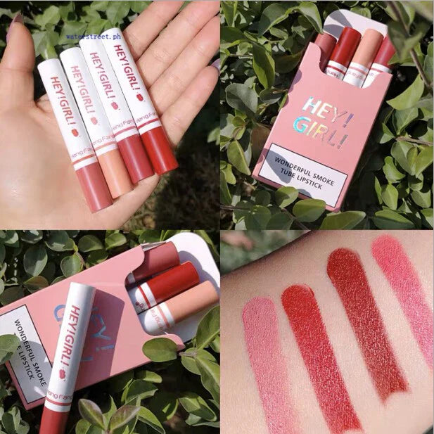 Hey Girl Lipstick Pack of 4 – Matte Collection