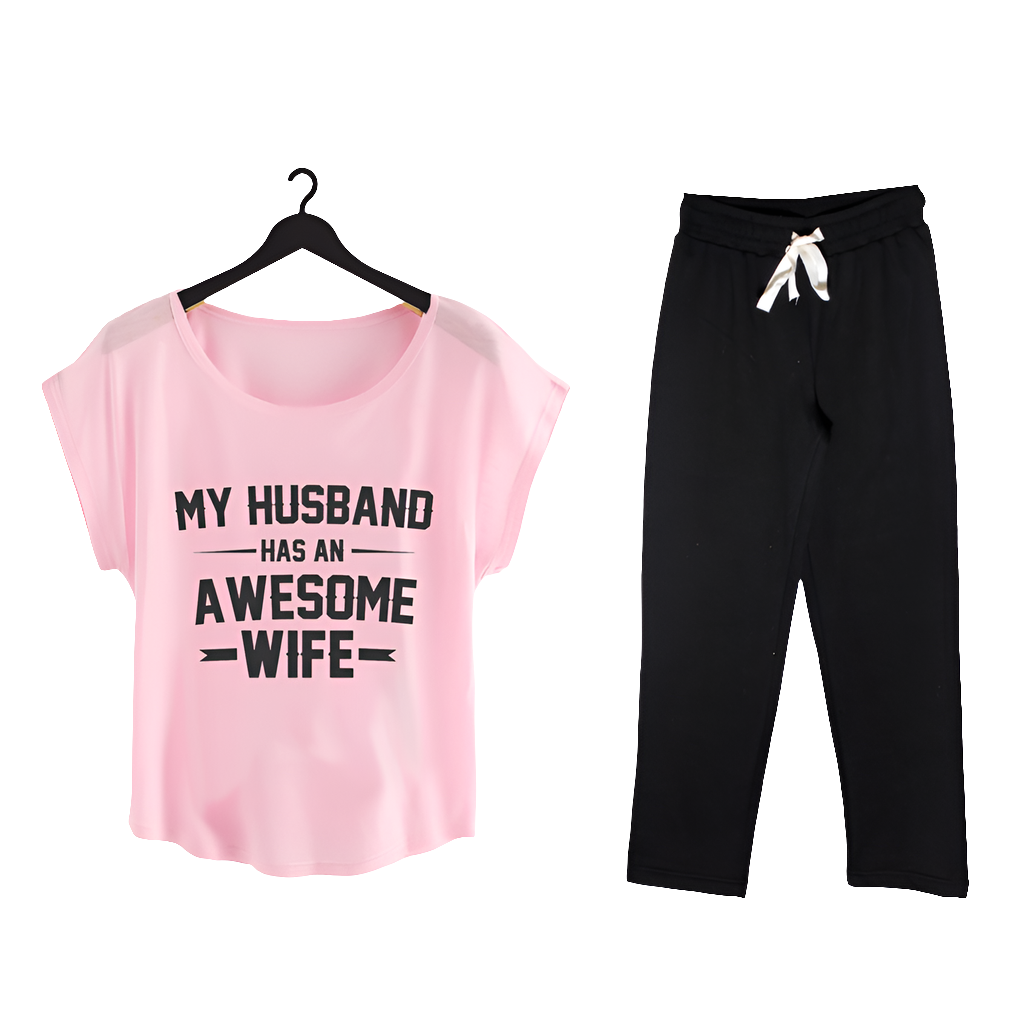 HUSBAND HAS AWSM WIFE ( PJ'S Night Dress )