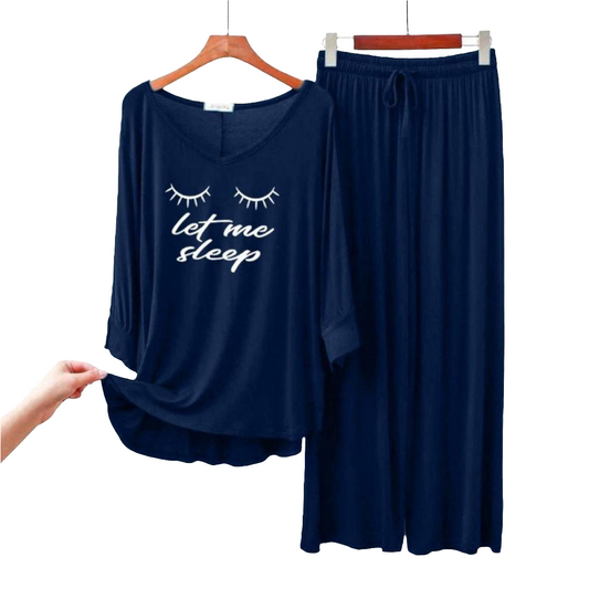 NAVY BLUE Let Me sleep Flapper Style ( Full Sleeve)