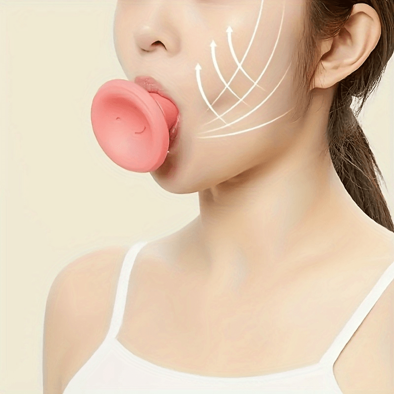 (Pack of 2) Silicone Fragrance Free V Line Chin Shaper Face Lift Tightening Tool and Muscle Trainer Slimming Device for Men and Women