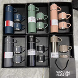 3 Cup Double-Layer Stainless Steel Vacuum Flask Set

*Random colour*