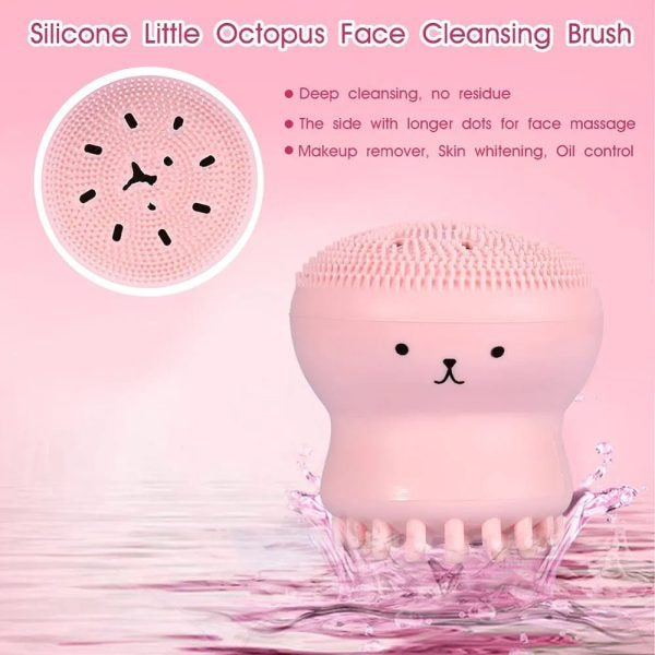 PACK OF 3 Facial Cleansing Octopus Massager. Face Scrubber For Women
(Random Color)