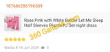 Rose Pink With White Border Top & Palazzo