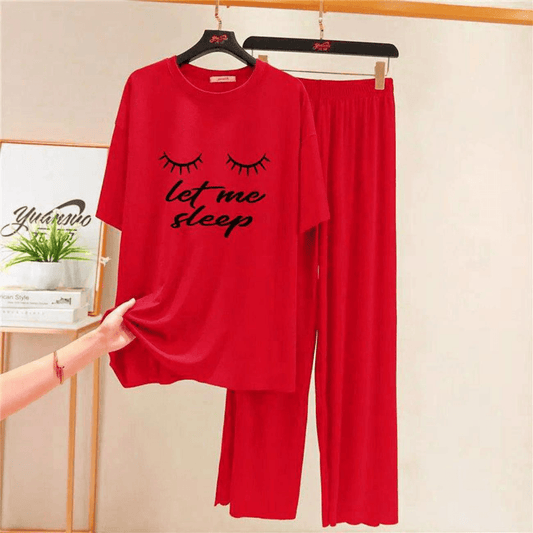 Red Let me Sleep Flapper Style  Dress