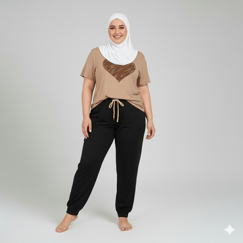 Caramel Heart Nightwear