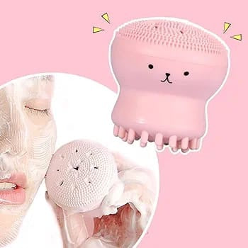 PACK OF 3 Facial Cleansing Octopus Massager. Face Scrubber For Women
(Random Color)