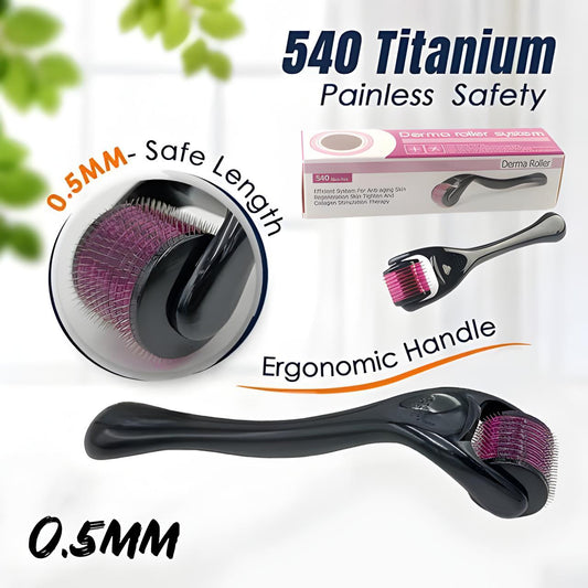 Titanium Needles Derma Roller with Box 0.5mm Length Size