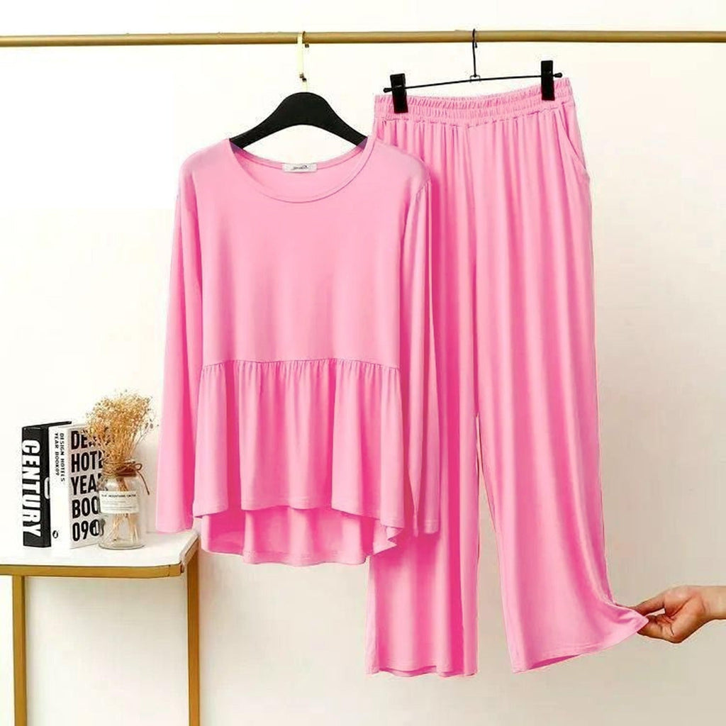 Plain Baby Pink Frock  Flapper Style