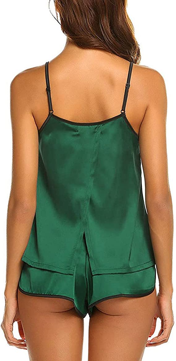 GREEN CAMI SETS FOR WOMEN