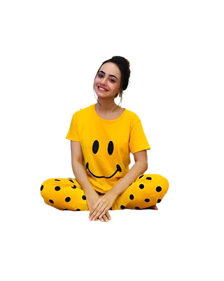 YELLOW SMILE ( PJ'S Night Dress )