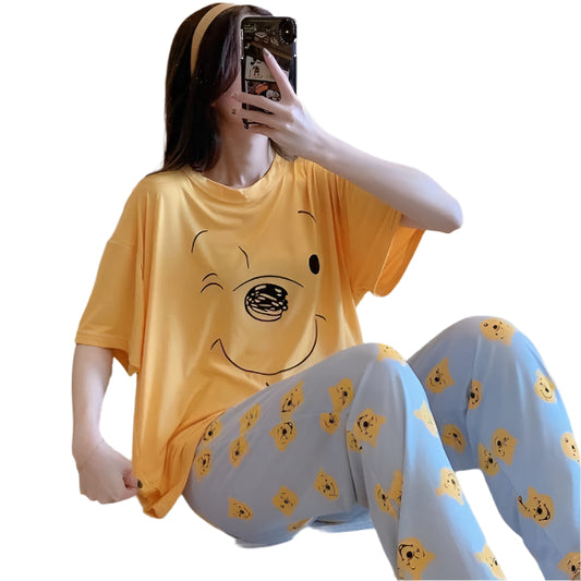 YELLOW POO ( PJ'S Night Dress )